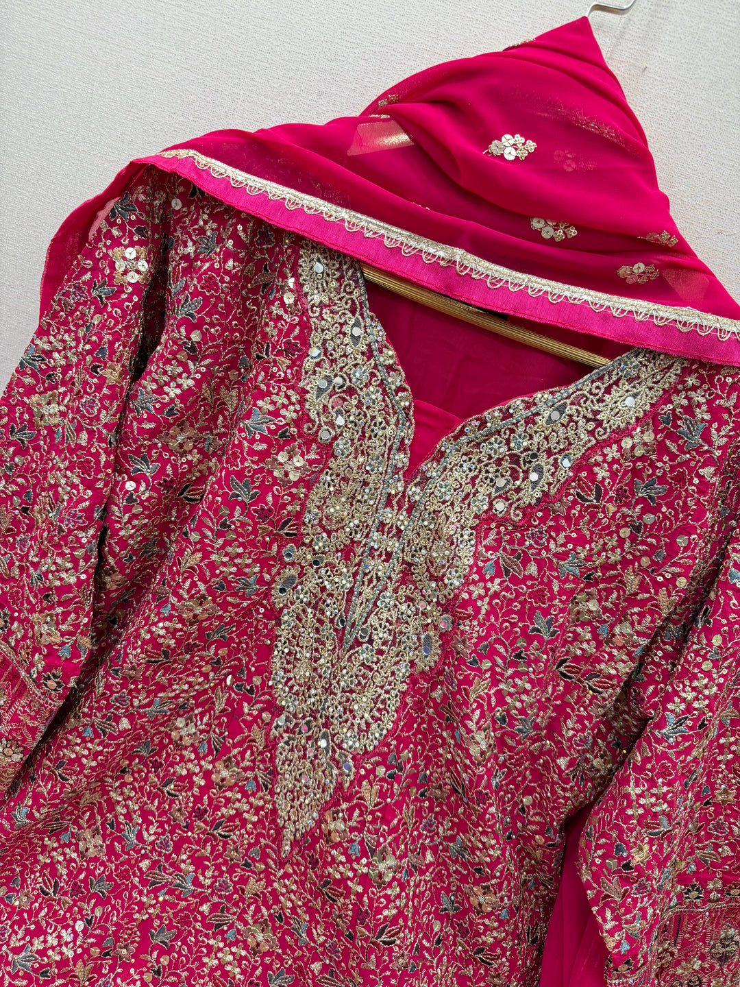 Heavy georgette gown