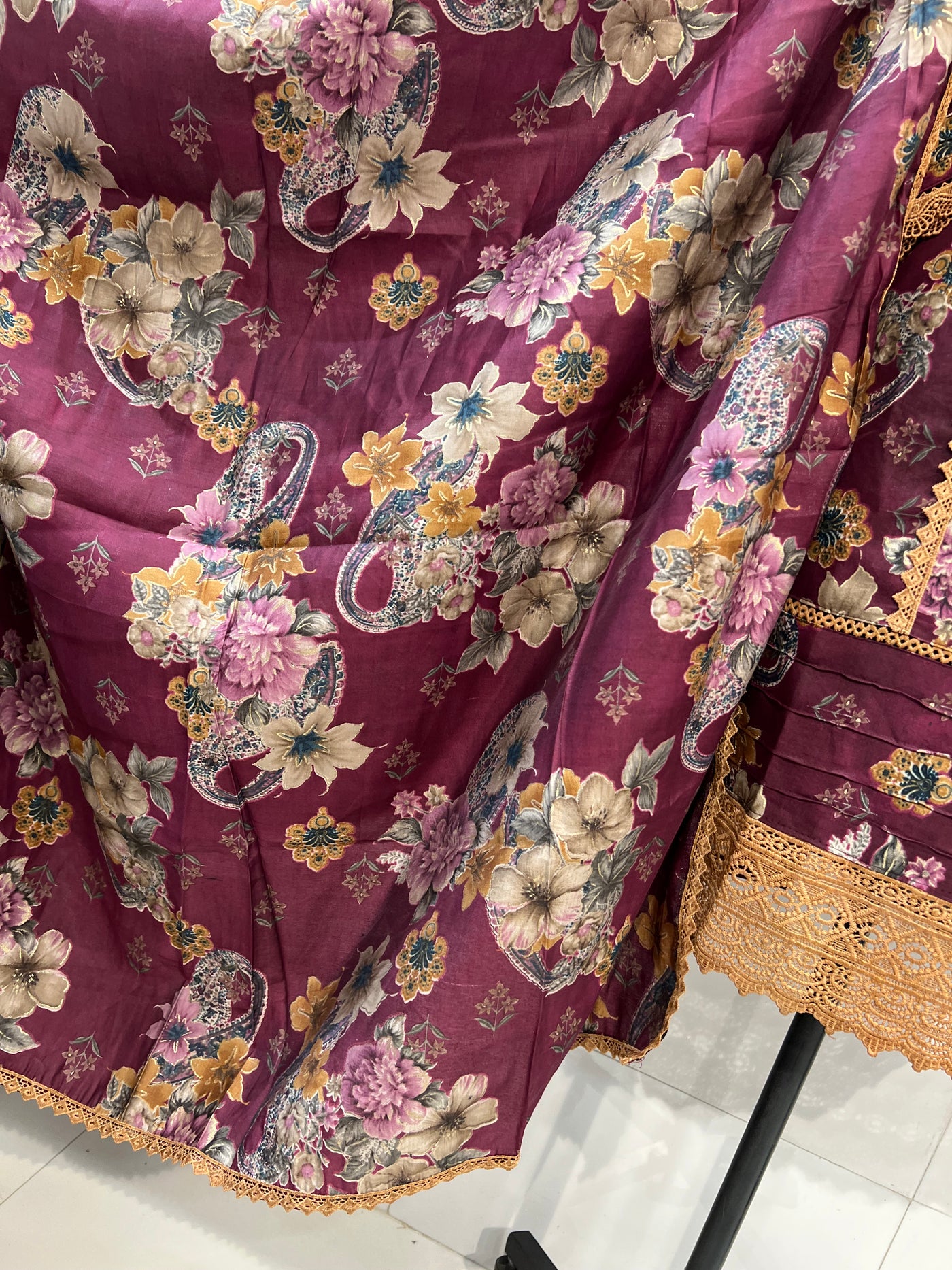 Lace wala suit 2323