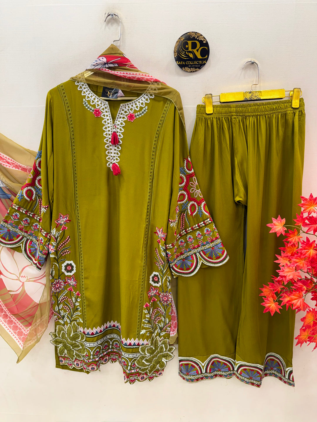 Embroidered Cutwork Suits