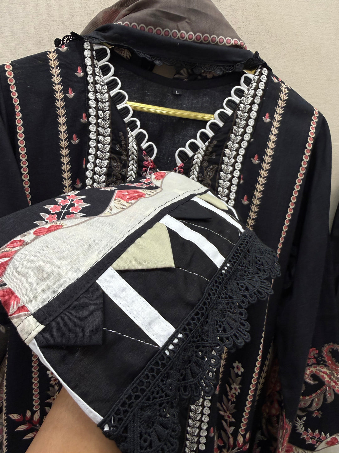 Pakistani cotton embroidered suits