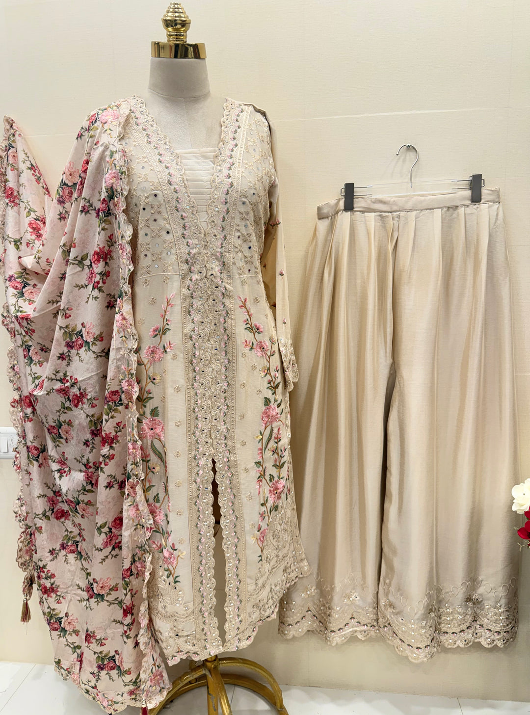 Mirror Work Embroidered suits