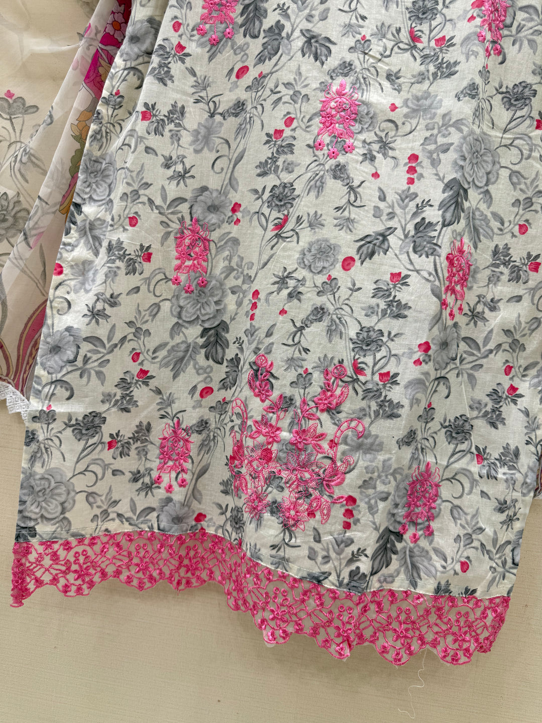 Pakistani printed embroidery suits