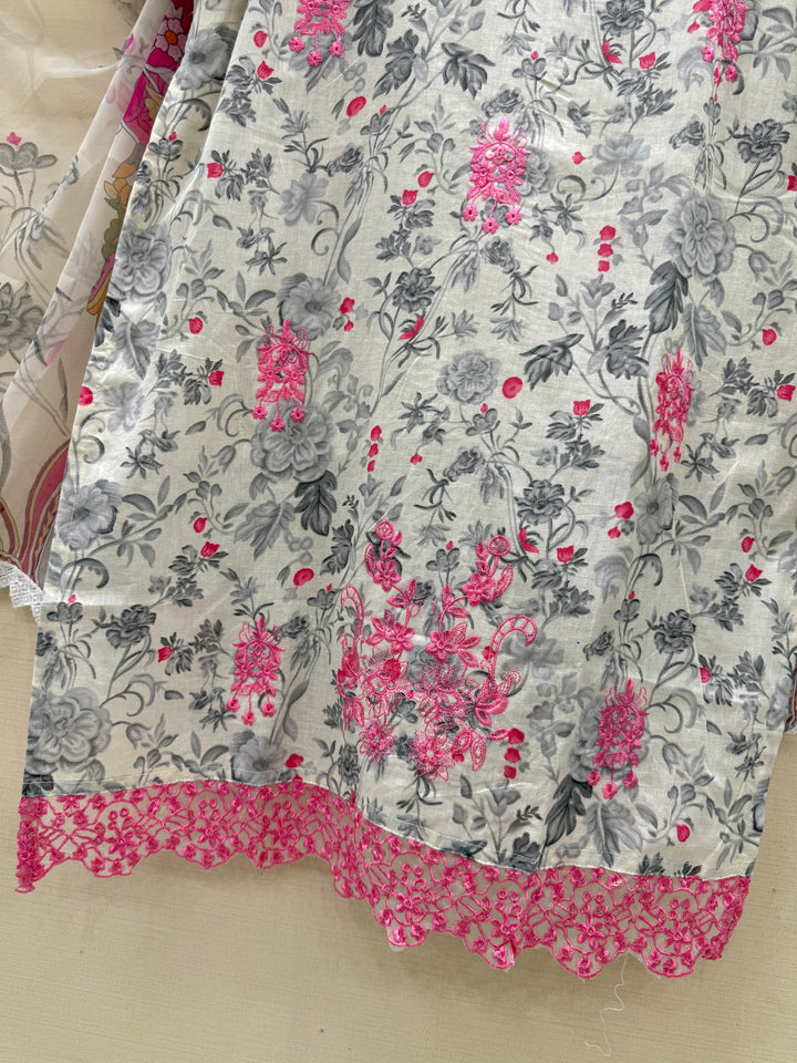 Pakistani printed embroidery suits