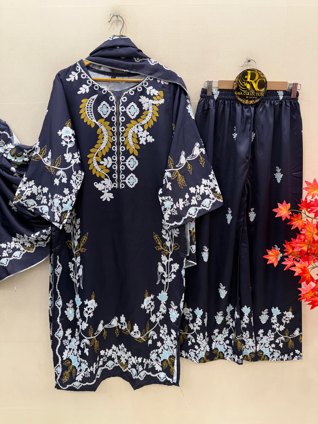 Satin Printed Suits