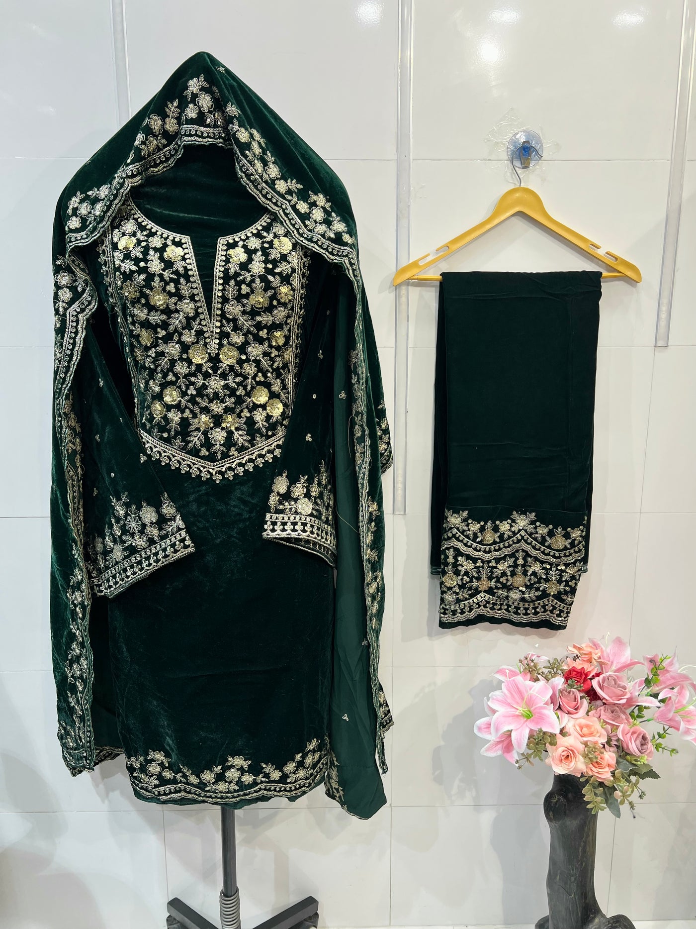 Velvet Unstitched Suit 1650