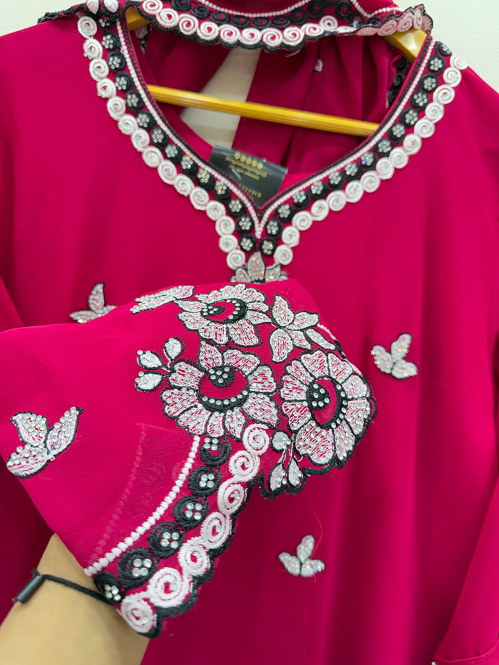 Stone embroidered suits 2775