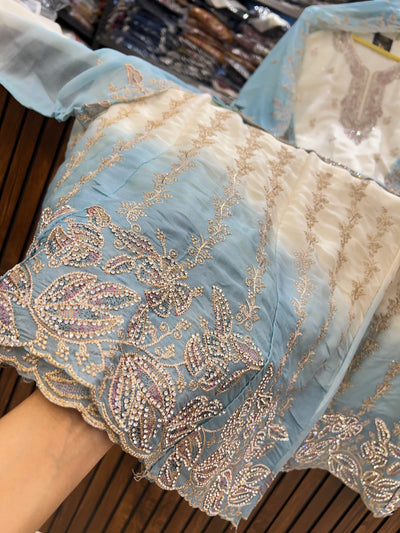 Pakistani party wear suits 17391