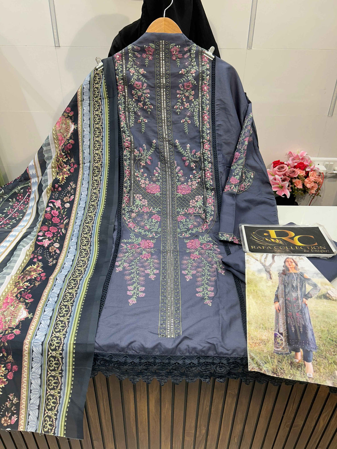 Pakistani Embroidered Suit 25333