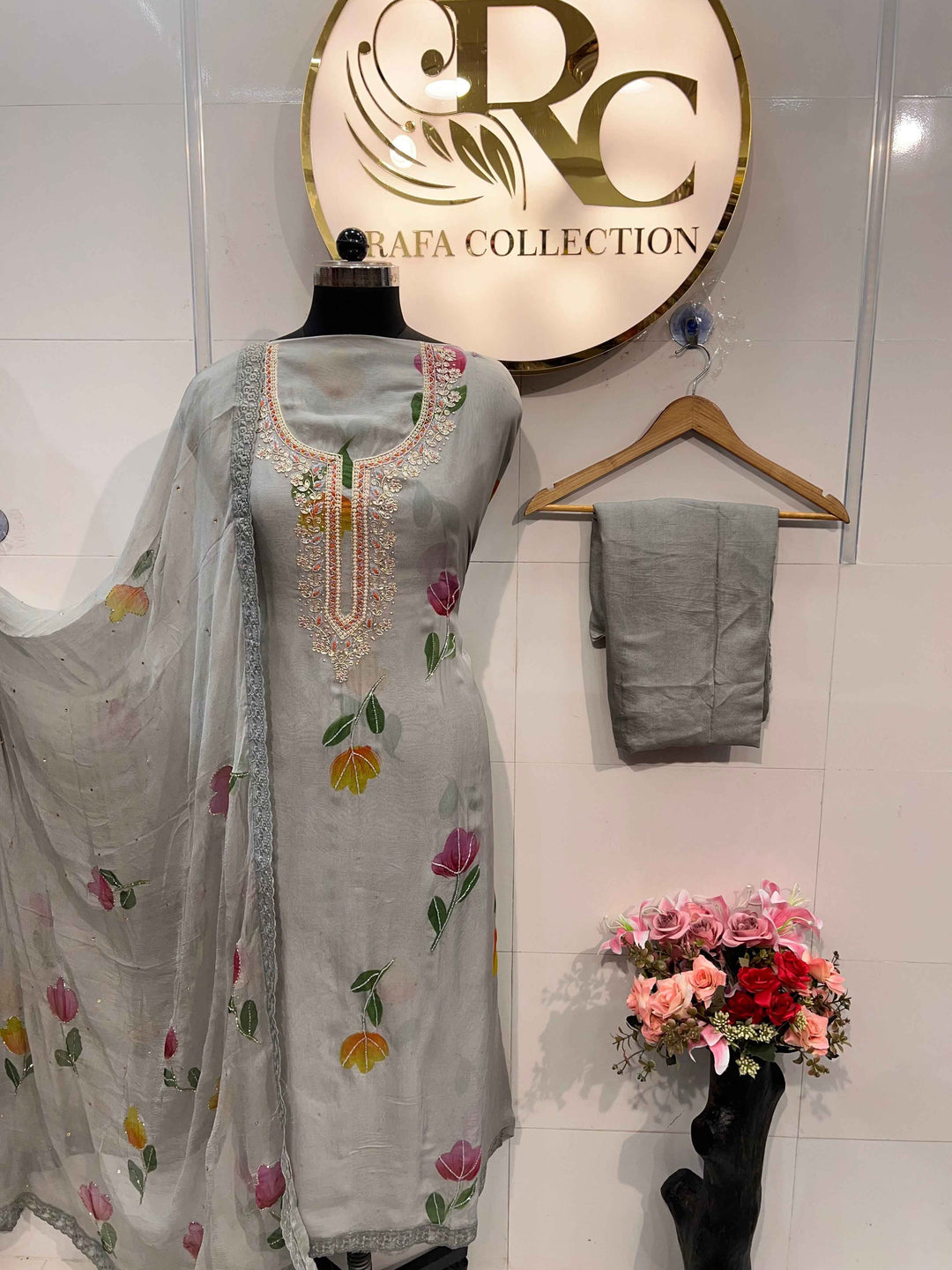 Organza unstitch suits 2249