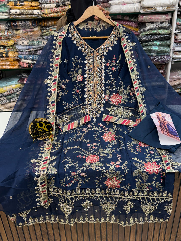 Pakistani handwork embellished collection 53473