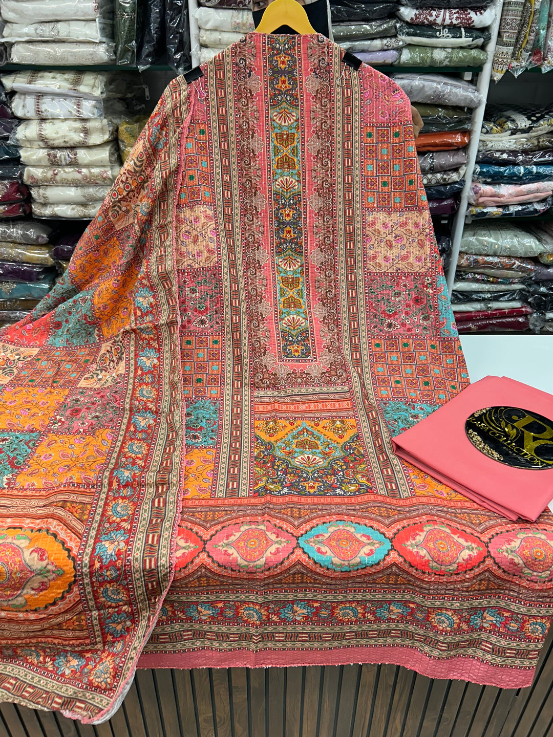 MULTI COLOUR UNSTICH SUIT