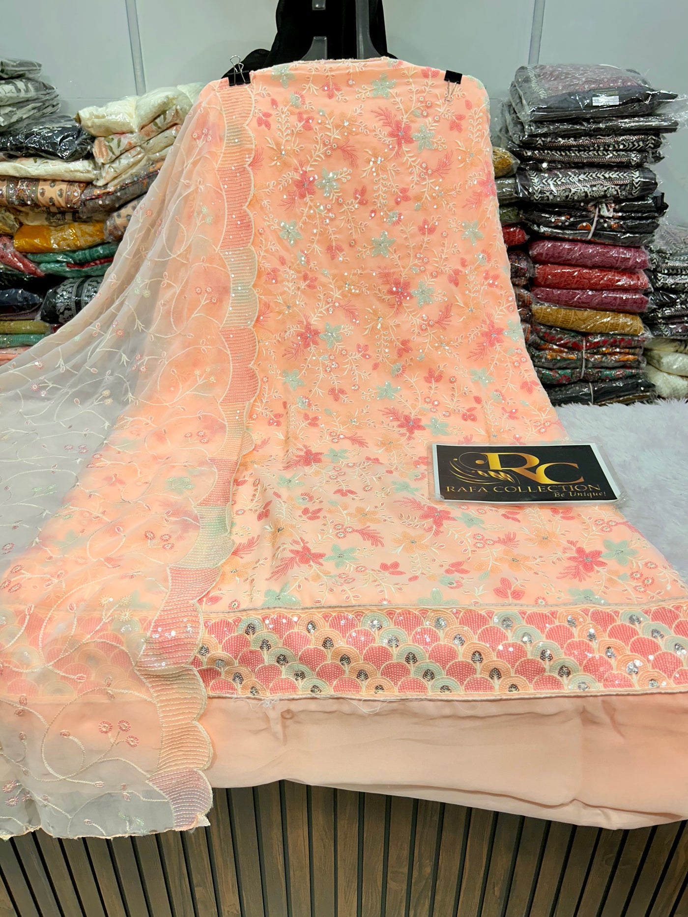 GEORGETTE UNSTICH SUIT 1249