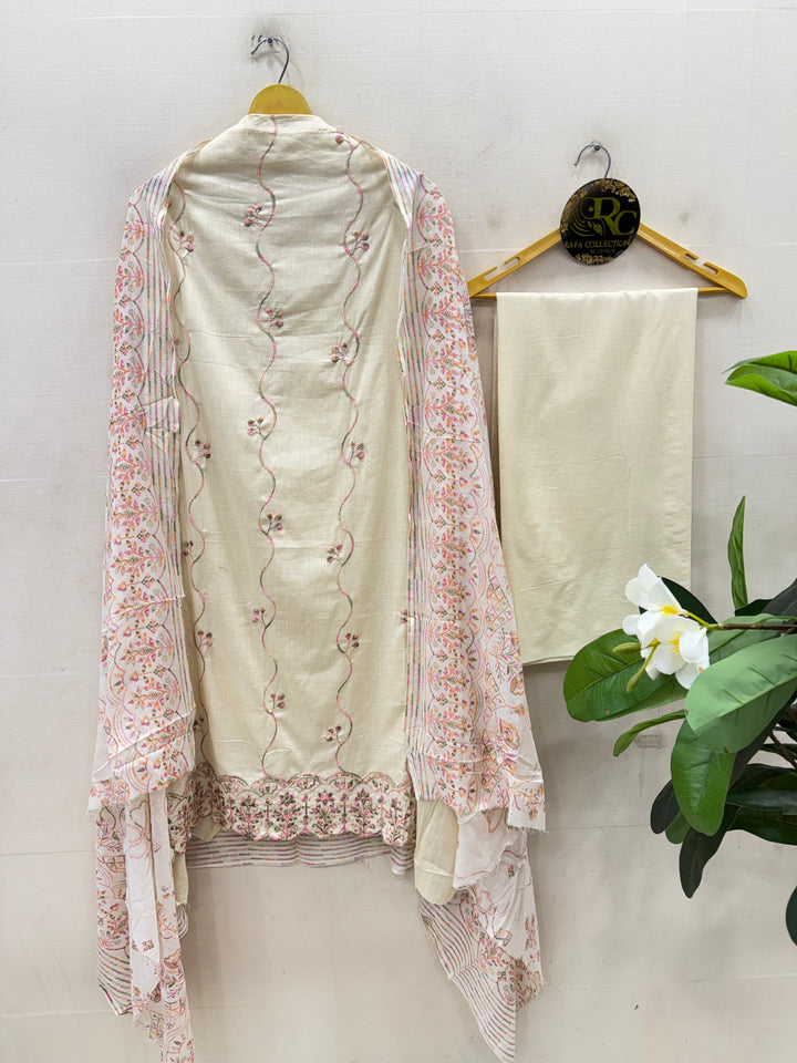 Cotton Unstitched Suits