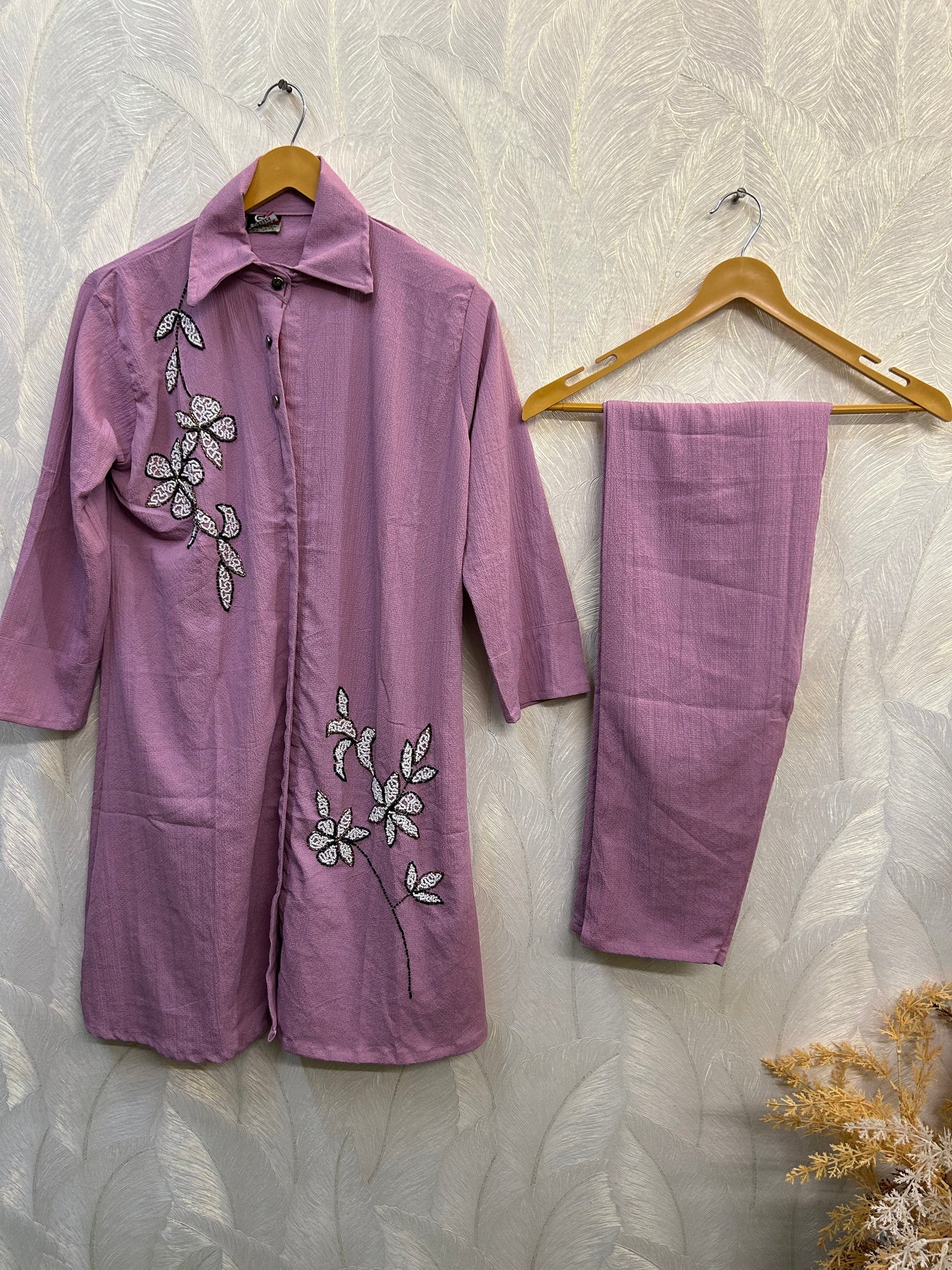 Crinkle Co-Ord Set 554