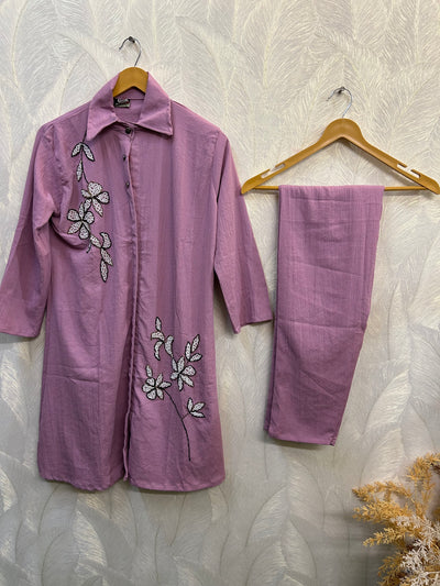 Crinkle Co-Ord Set 554