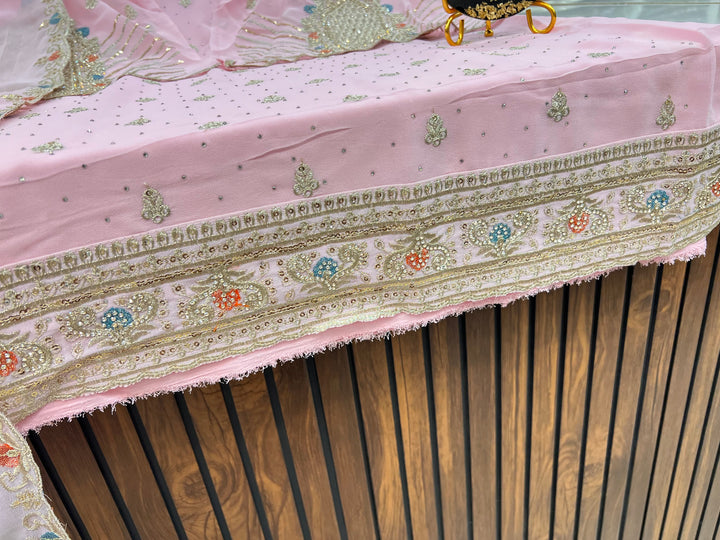 Georgette unstitched suits 1828516