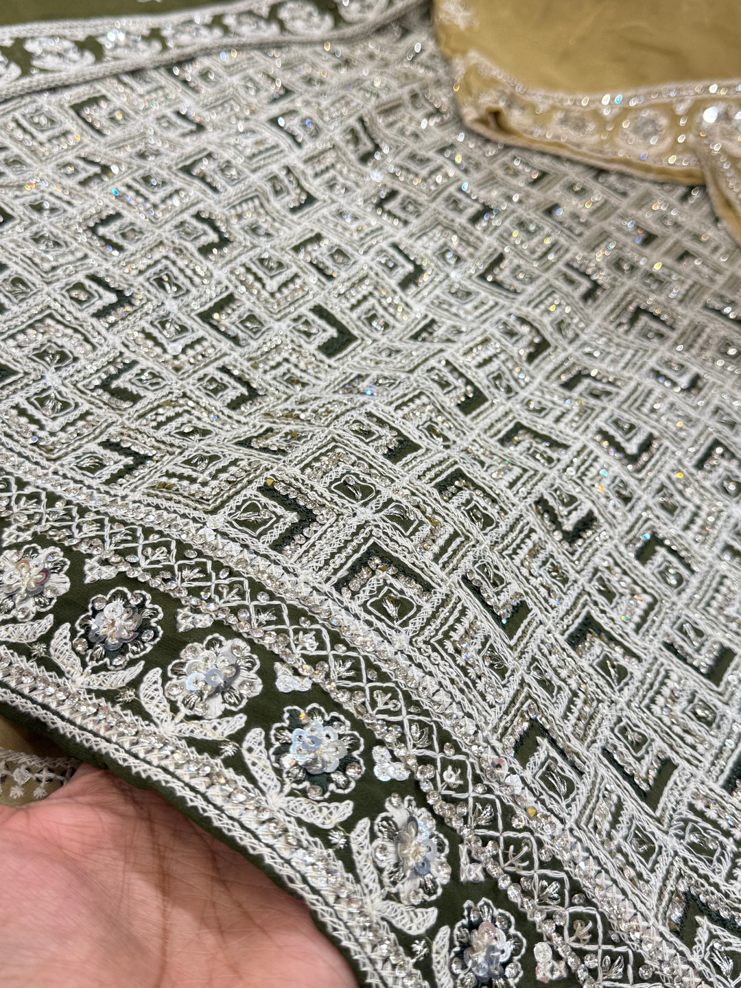 Lakhnawi wedding wear suits 59010