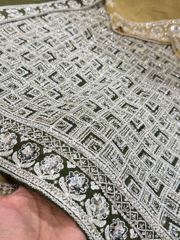 Lakhnawi wedding wear suits 59010