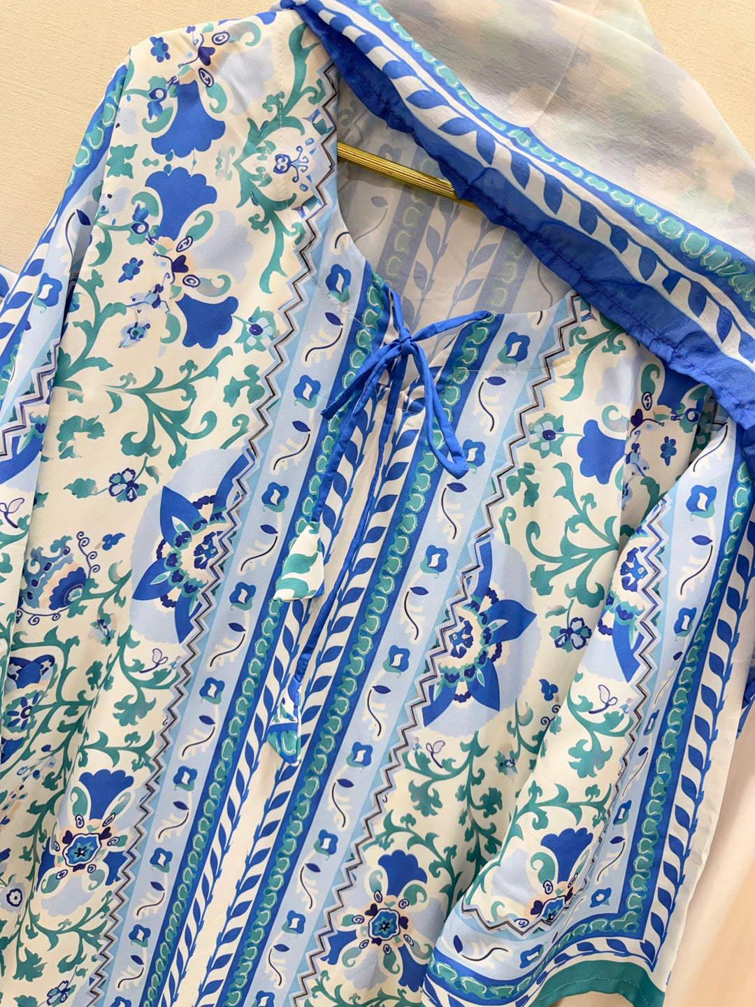 Printed Pakistani Long Kaftan’s