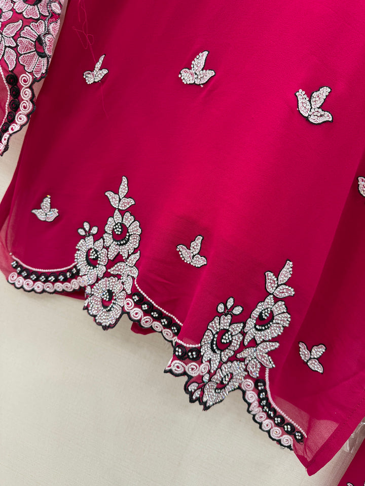 Stone embroidered suits 2775
