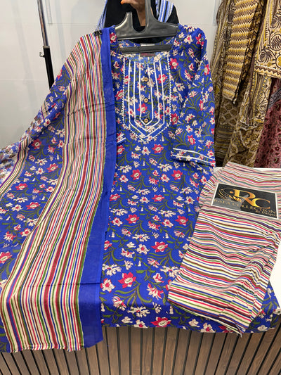Cotton kurti pant set