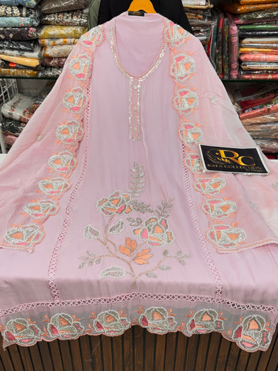Organza Handwork Suit 1981