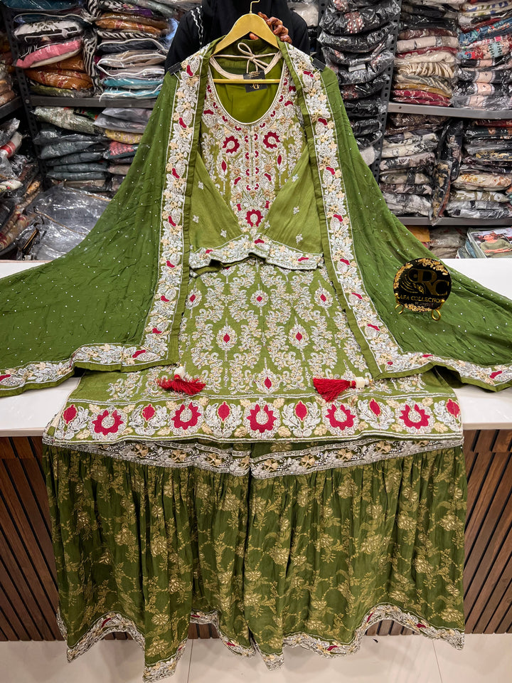 Luxury pakistani garara suits 2786