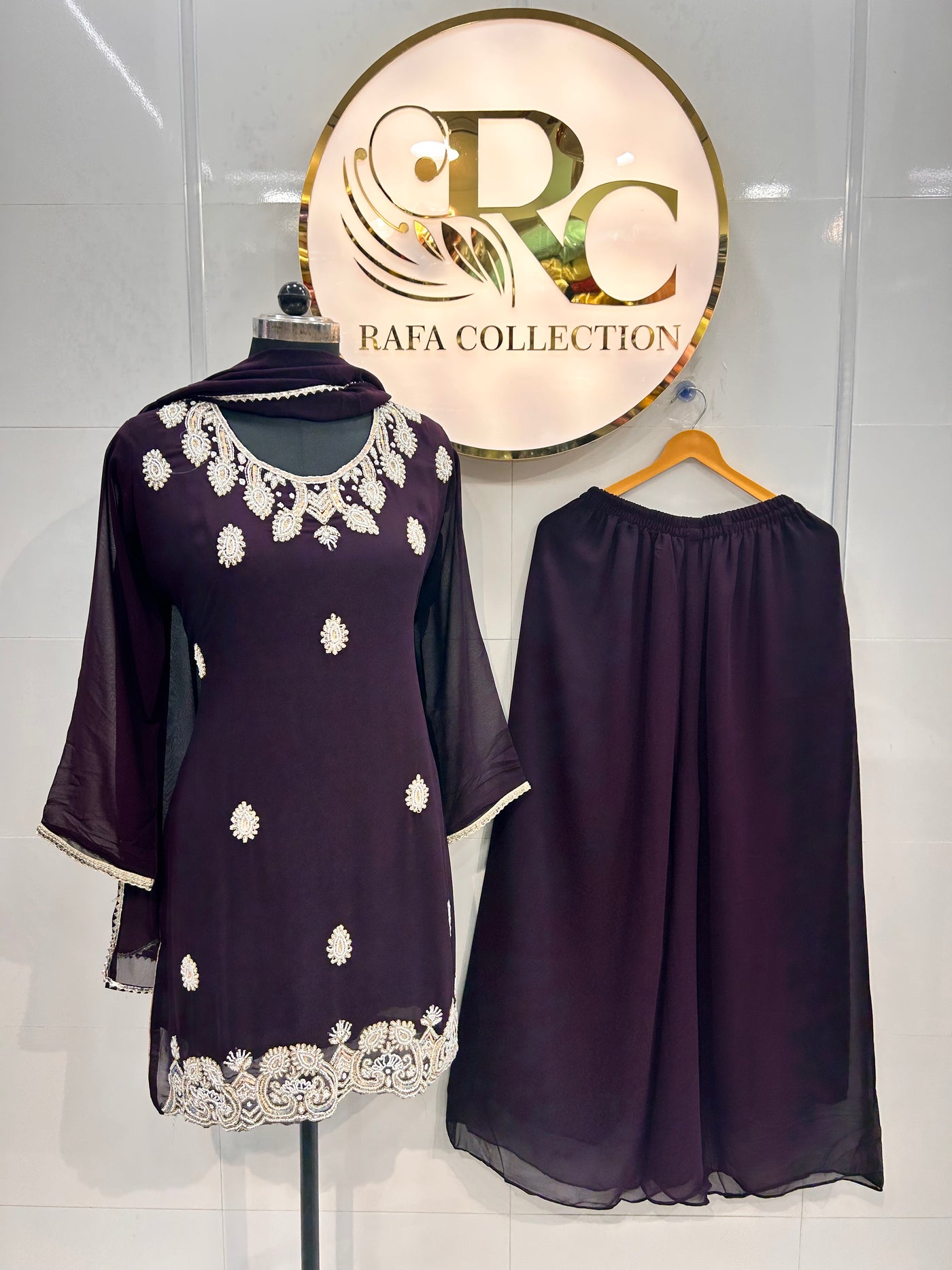 Georgette Plazzo Suit✨1504