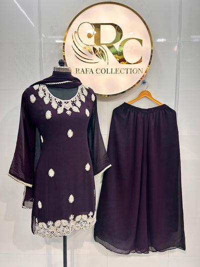 Georgette Plazzo Suit✨1504