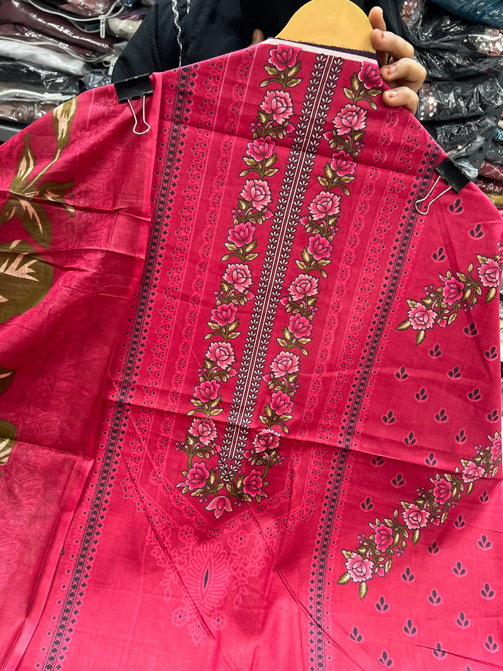 Cotton printed suits 3147