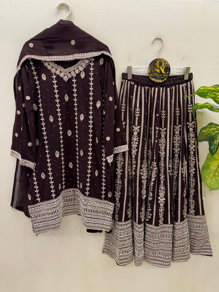 Handwork plazzo suit 5902