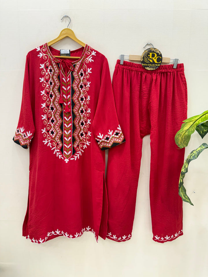Imported embroided co-ord sets