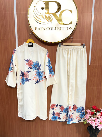 Semi cotton co-ord sets  2543