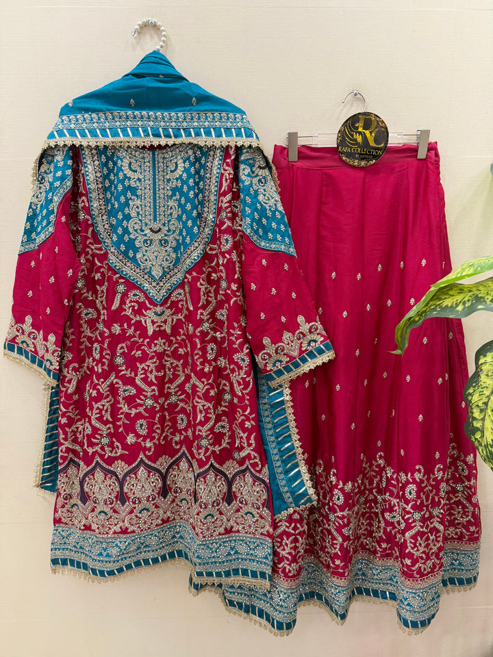 Pakistani Heavy sharara suits