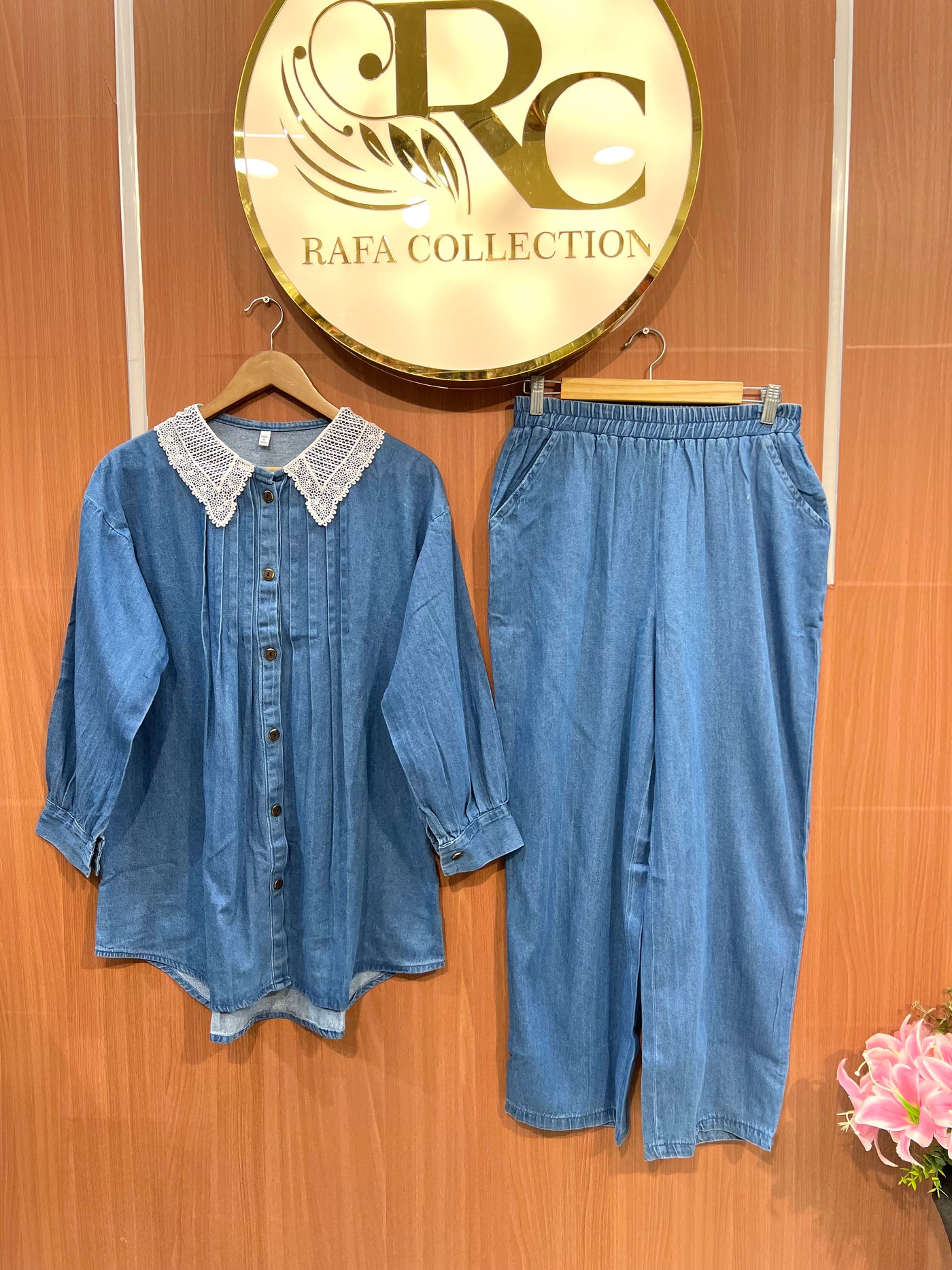 Denim co - ord set’s  7113