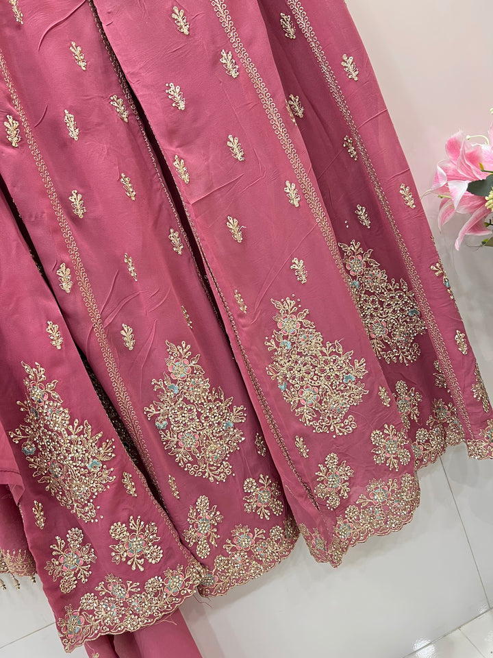 Party wear flaired plazzo suits 2822