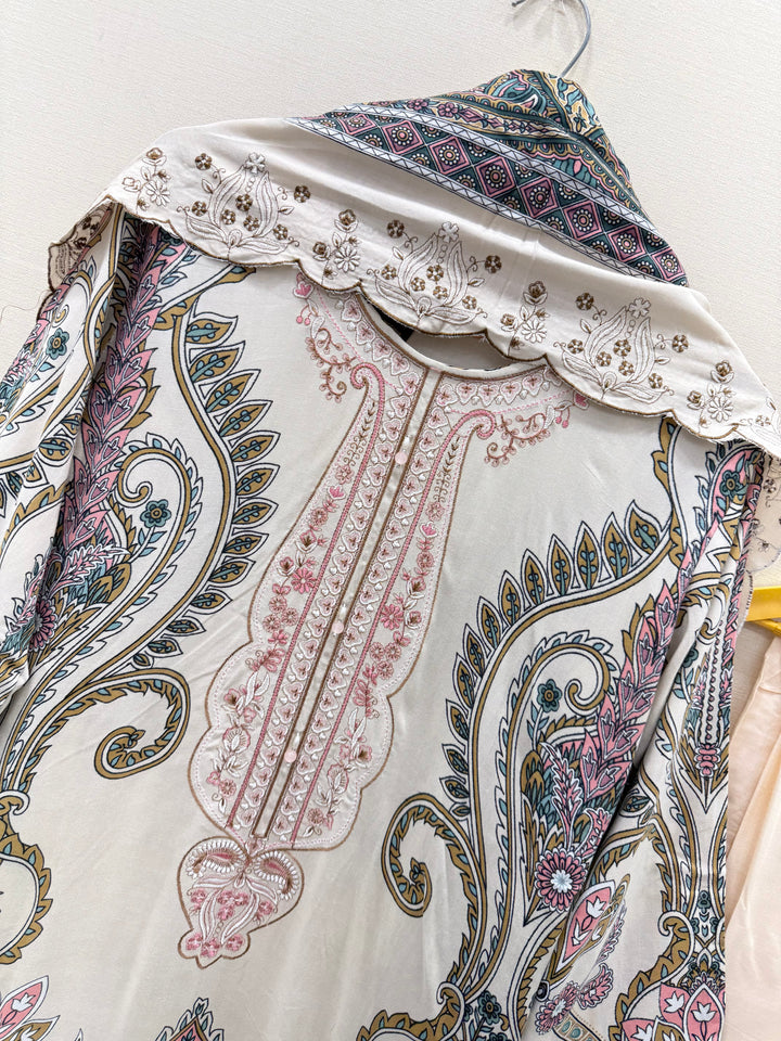Cotton pakistani patch work suits