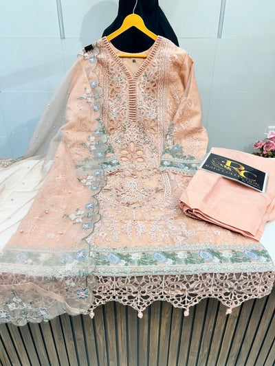 Pakistani cutwork suit 115417