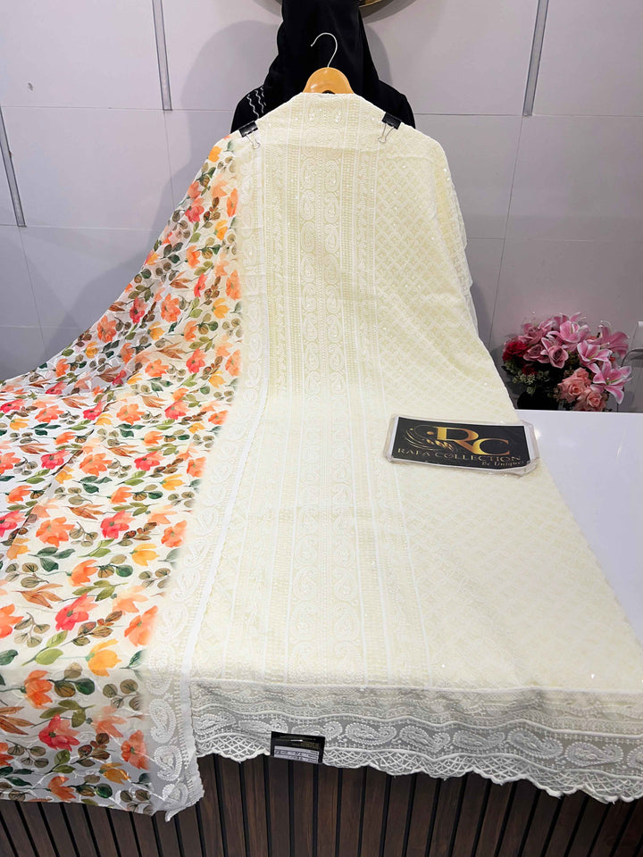 Georgette Unstich Suit 2086