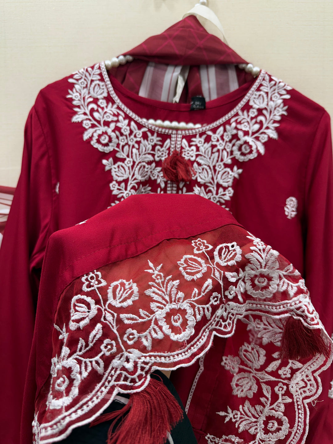Pakistani Embroidered farshi suits