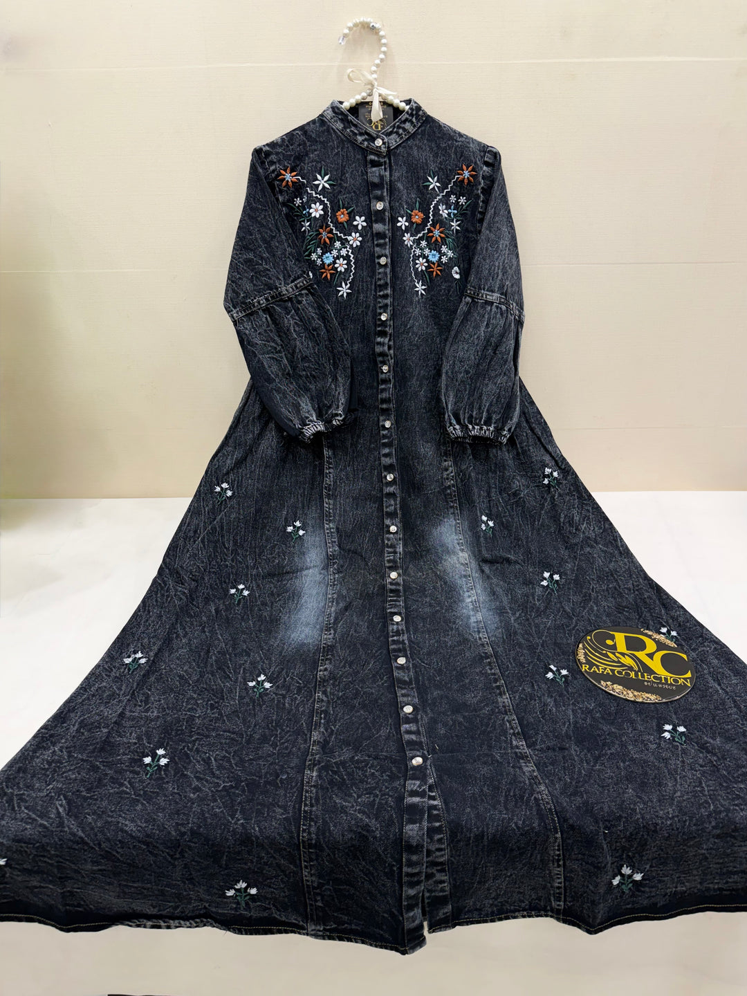 Denim long Gown