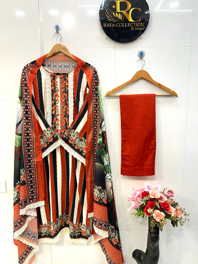 Azaa edition lawn suits 2662