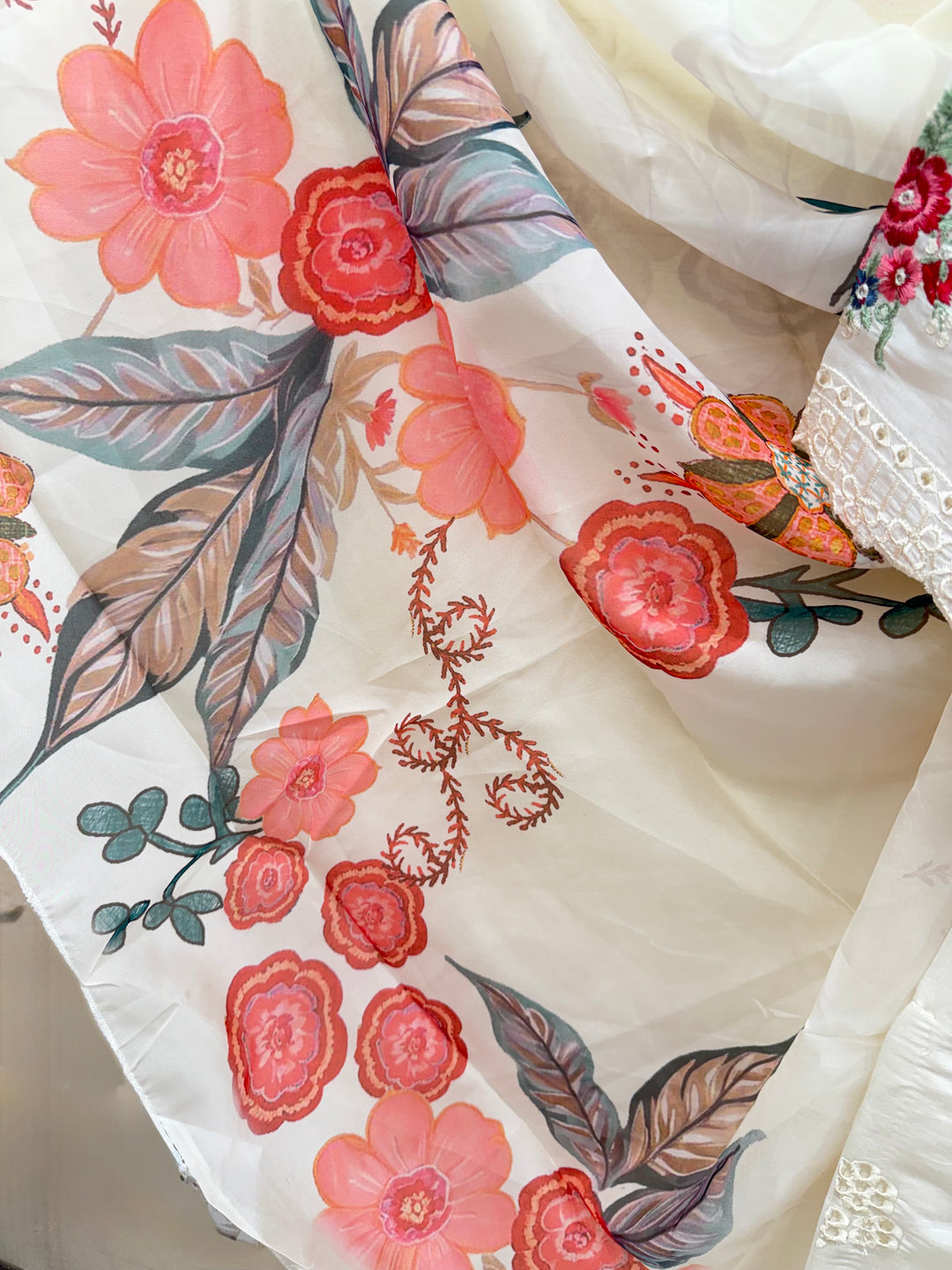 Cotton Embroided suits