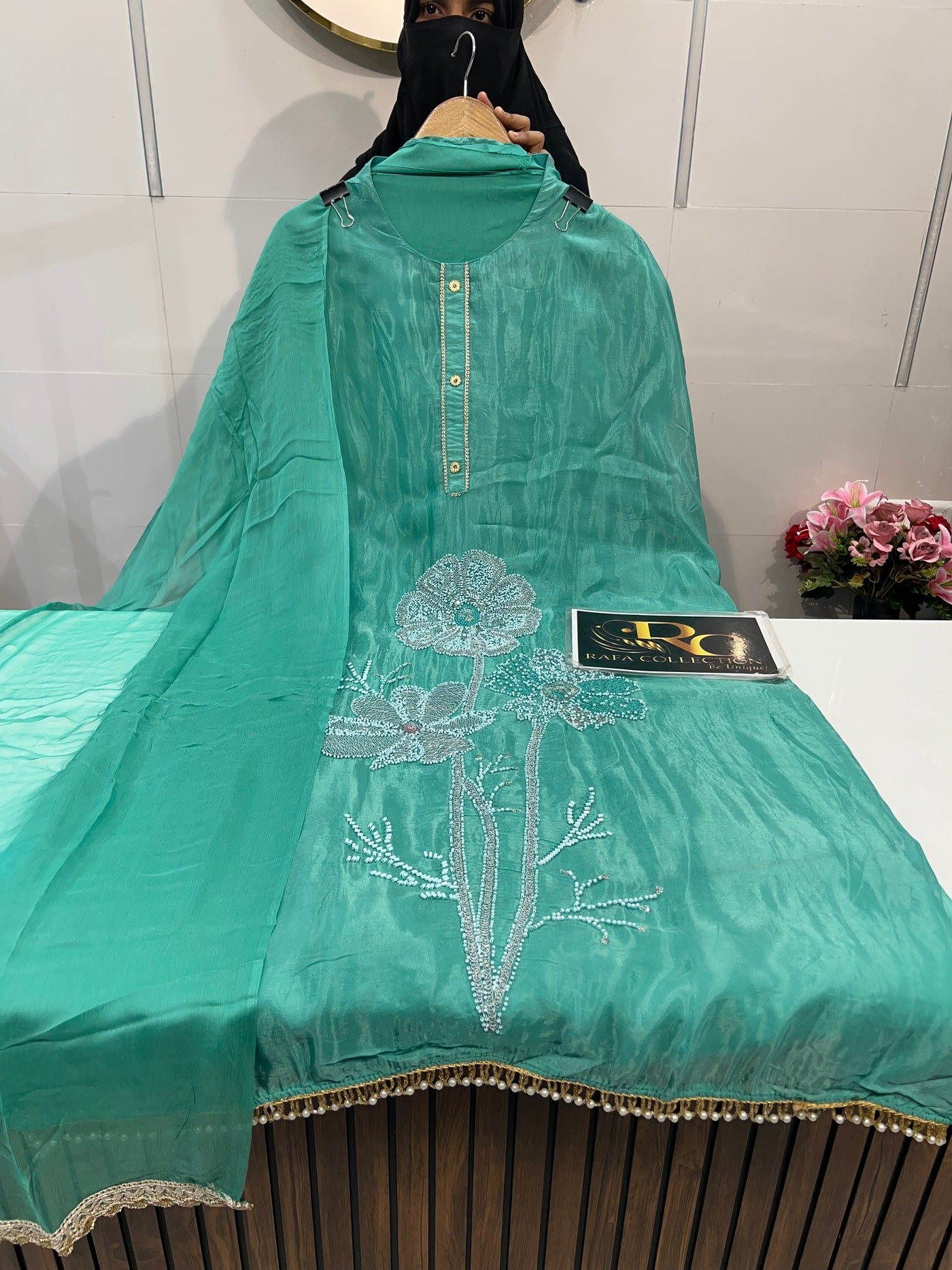 Organza Handwork Suit 1783