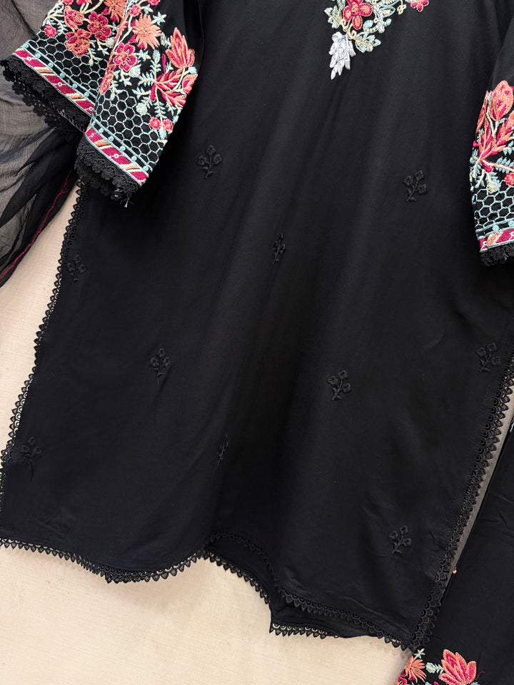 Premium Embroidered Farshi Salwar Suits