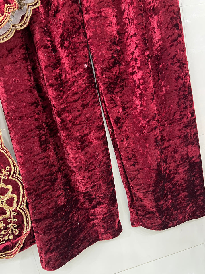 Velvet  co - ord sets  2834