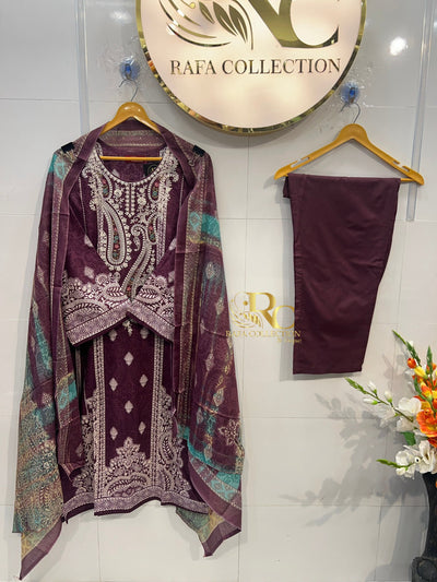 Cotton Ready To Wear Suit 1708