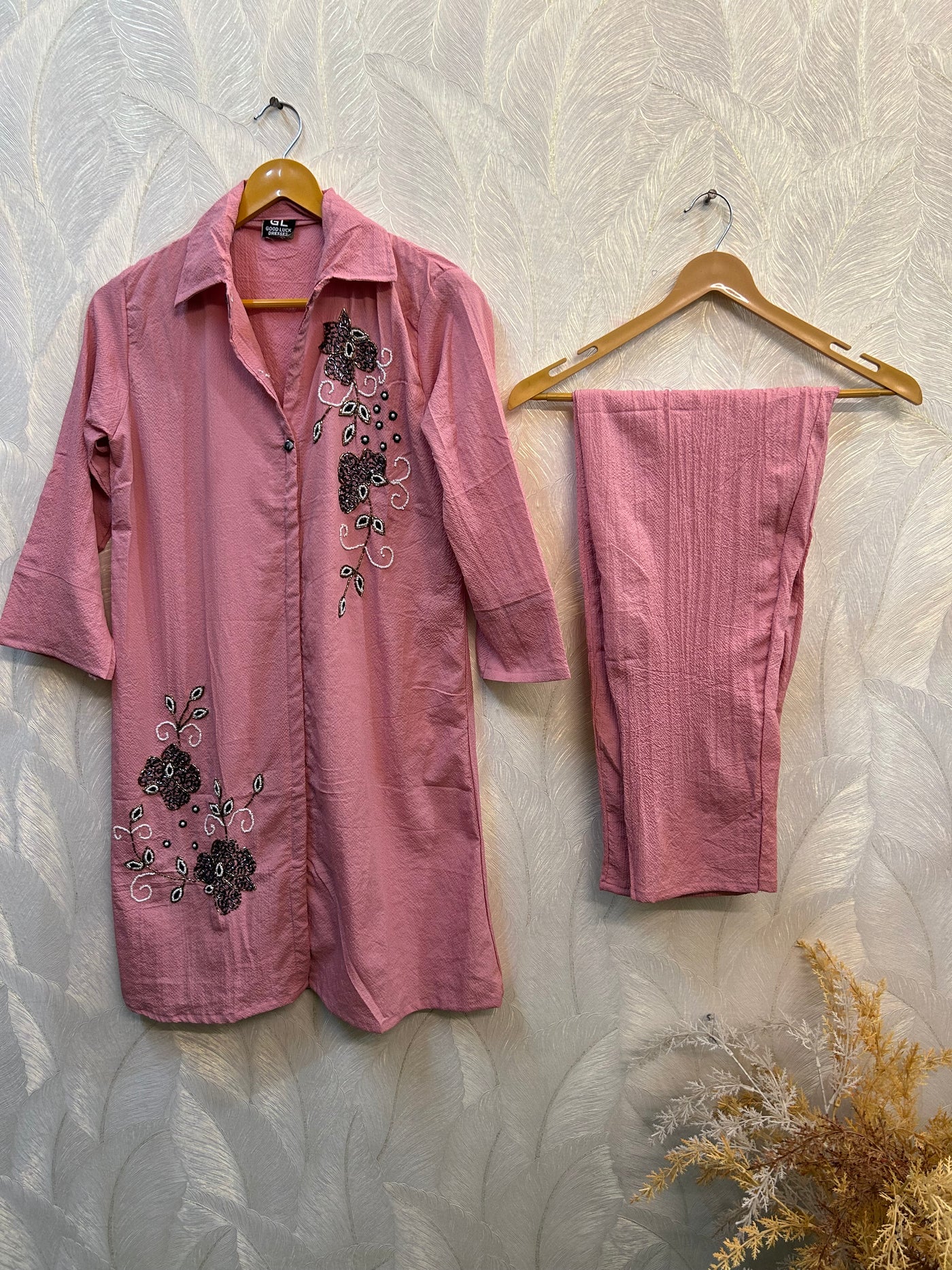 Crinkle Co Ord Set 557