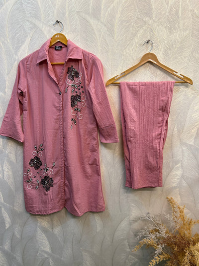 Crinkle Co Ord Set 557