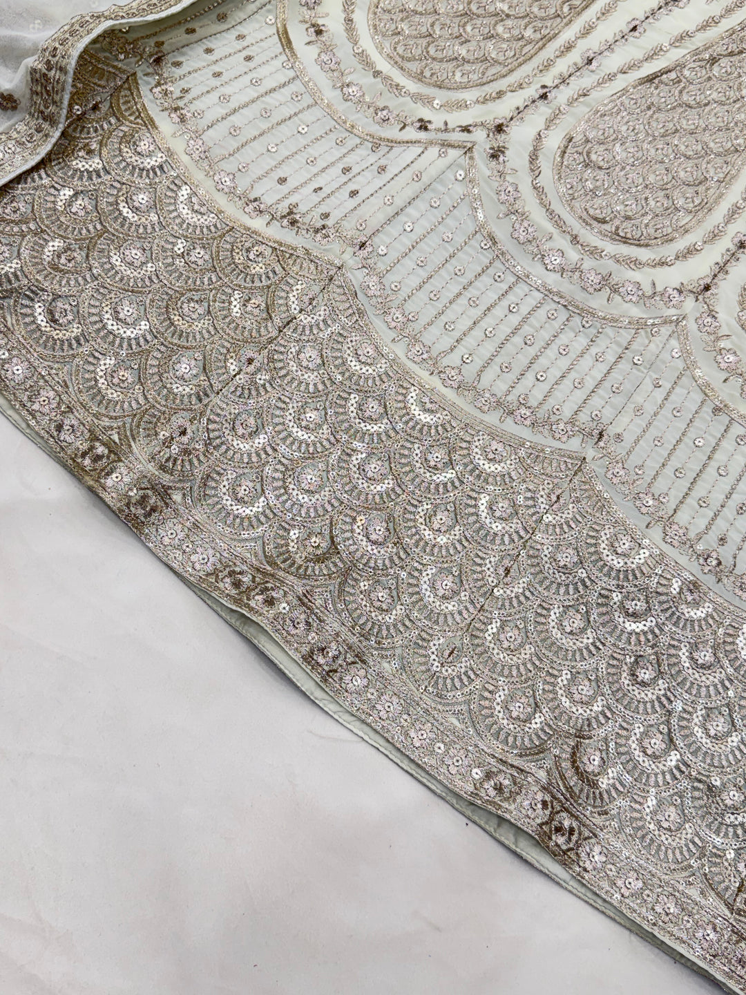 Heavy georgette gown